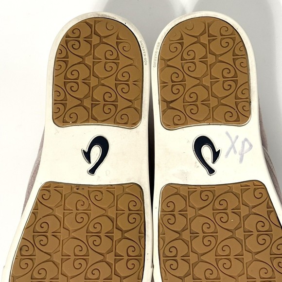 OLUKAI Pahuea Women’s Size 9 Pink Slip On Suede Loafer Sneaker Slipper Shoes - Picture 11 of 14